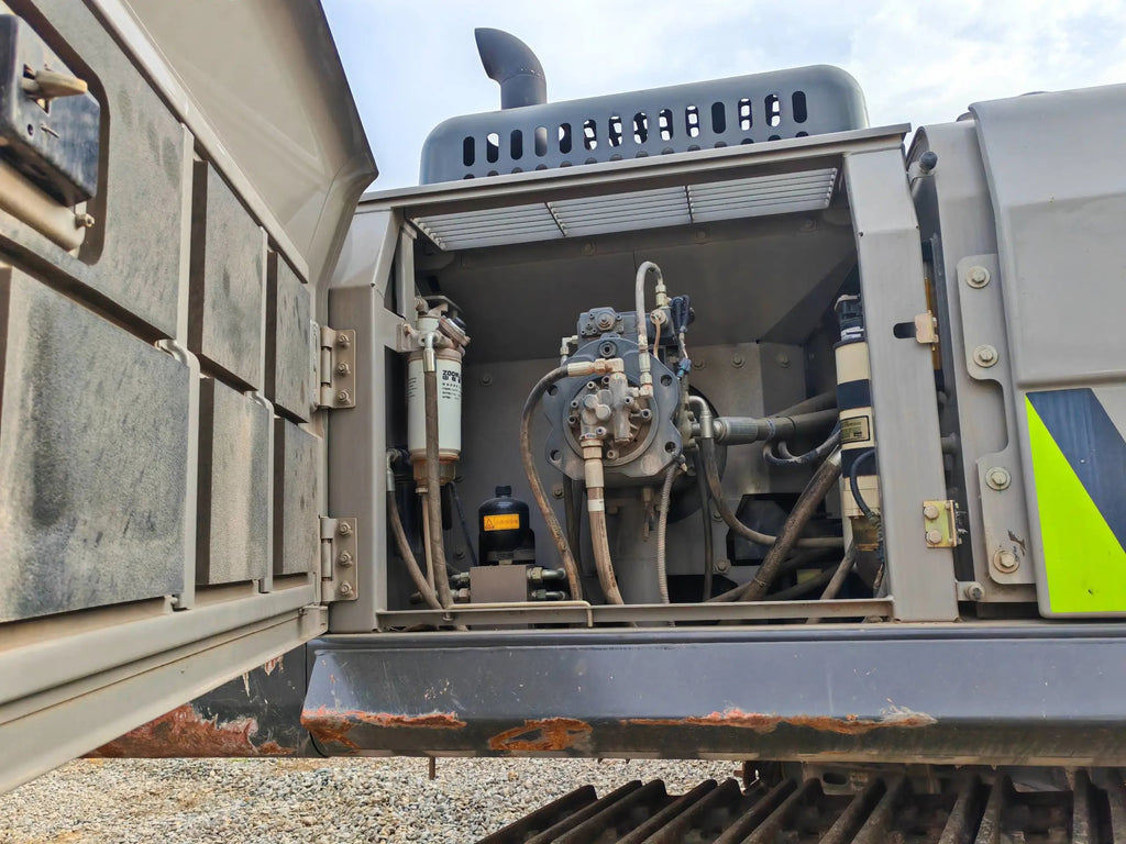 ZE490EK‑10‑5080 — manufactured October 2021, 432 hours, parked in Xi’an, no bucket assembly.