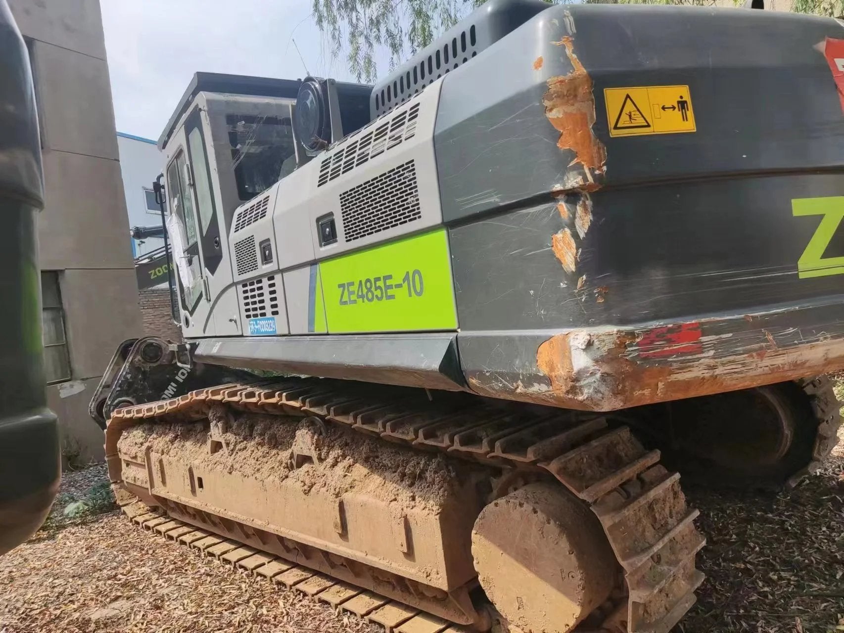 ZE485E‑10‑5229 | Mar 2021 | 385 h | Xi'an — AIDI 200 hydraulic breaker fitted