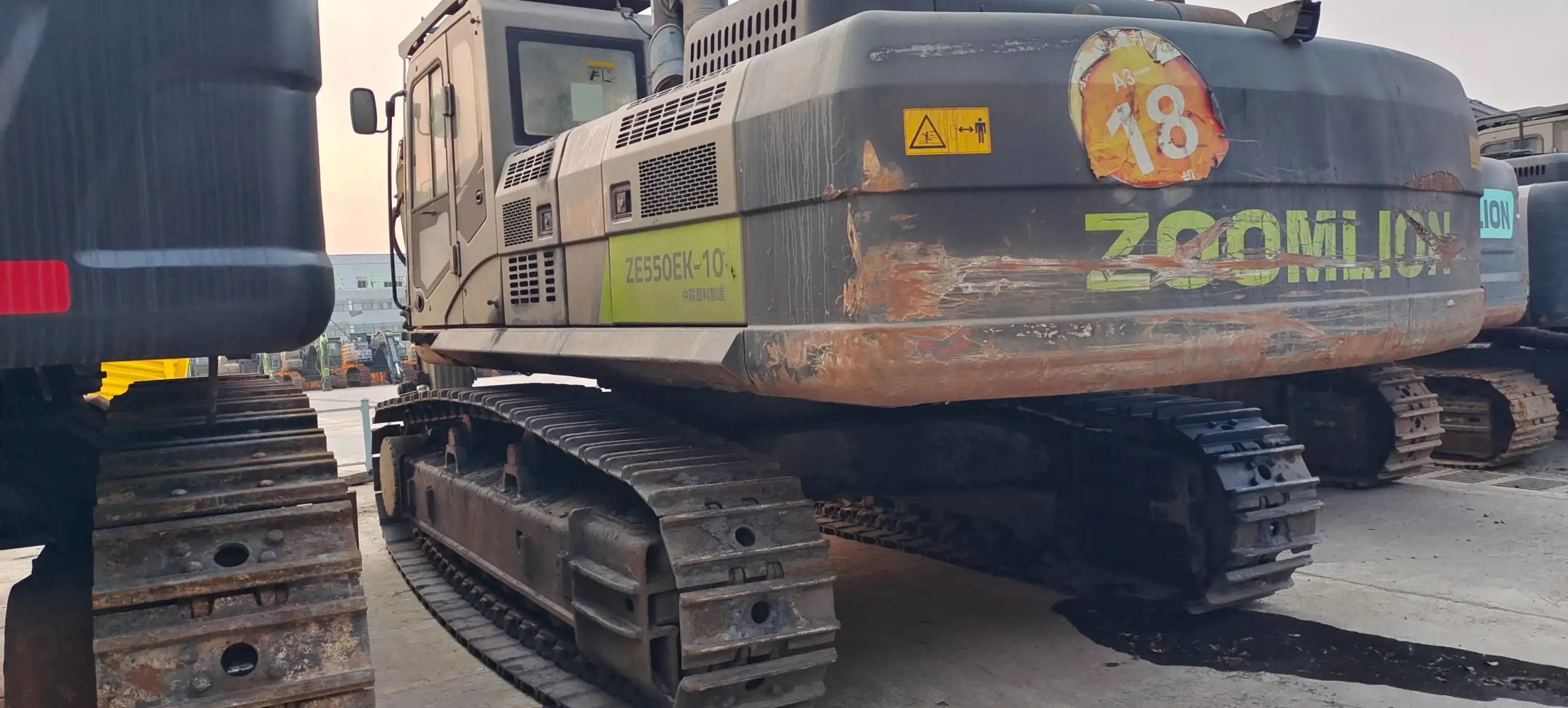 ZE550EK‑10‑1357 | 2022 | 6,197 h | Weinan park — Beilite 200 hydraulic breaker included