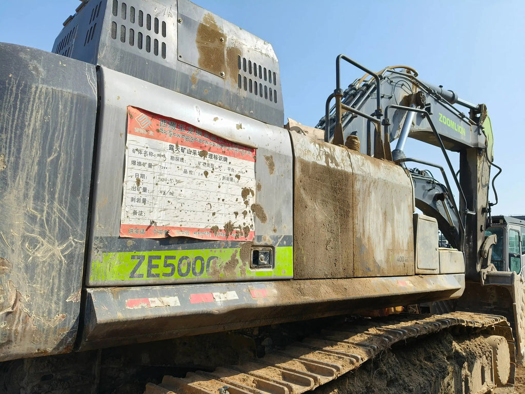 ZE500G‑5023 — Wèi­nán (Weinan) yard, manufactured 2023, 9,710 hours, bucket fitted.