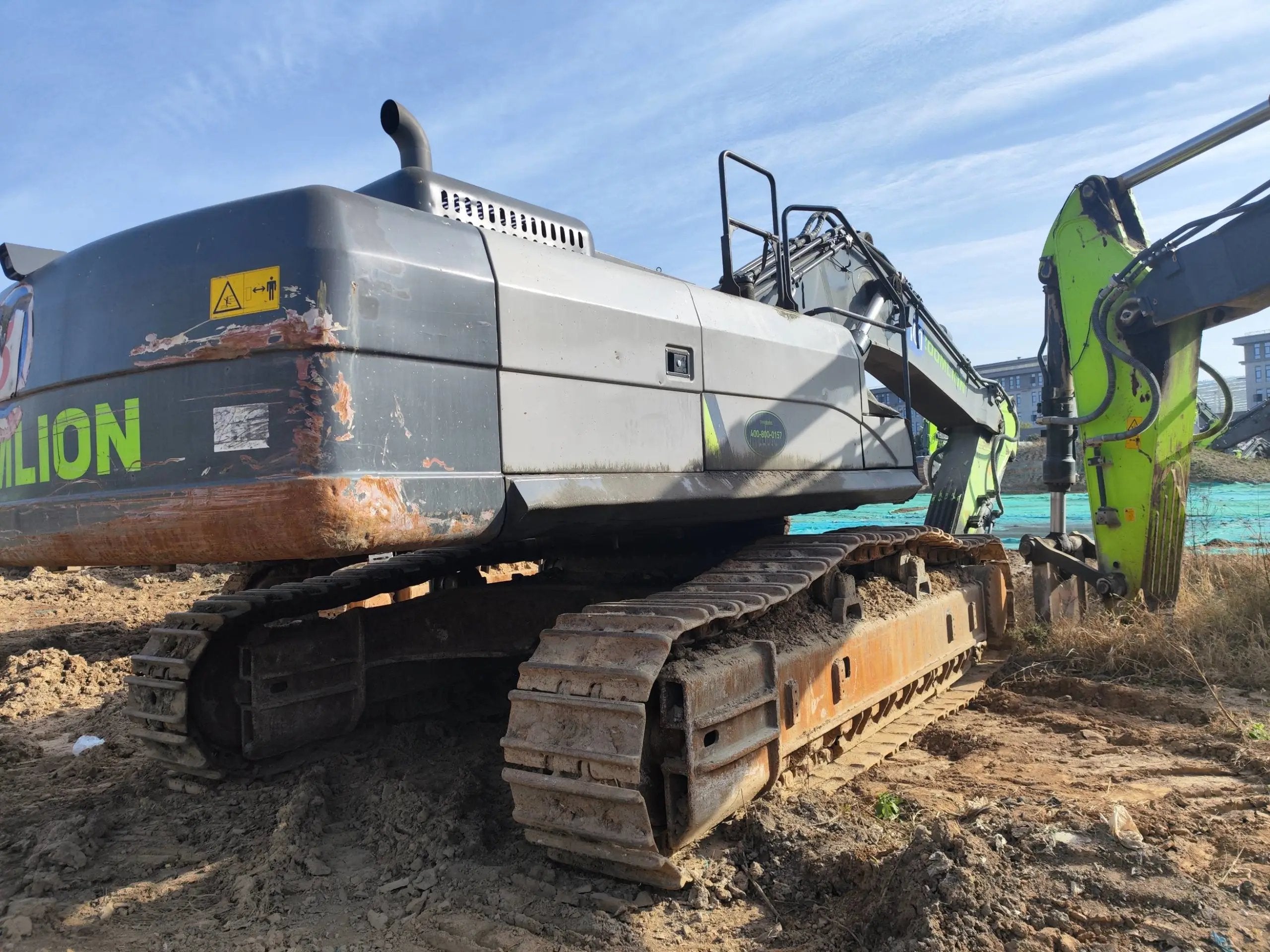 ZE550EK‑10‑1253 | 2021 | 9,452 h | Weinan Park — ADI200 hydraulic breaker