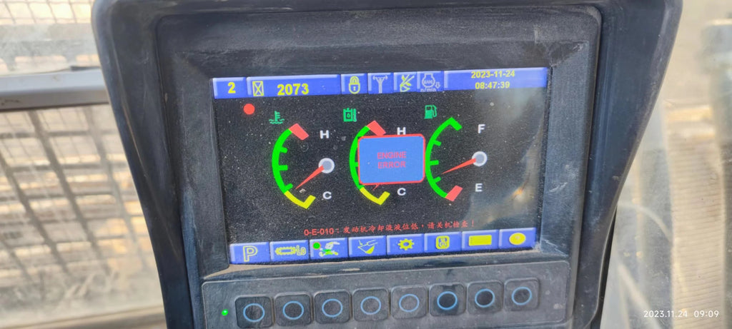 ZE550EK‑10‑1009 | Manufactured Oct 2020 | 2,073 hrs | Parked in Weinan — NO bucket assembly