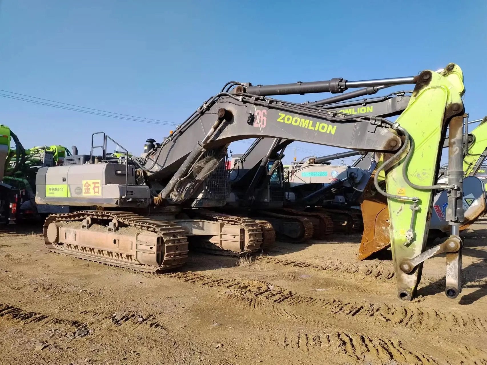 ZE550EK-10-1205 | Built: Sep 2021 | Hours: 3,721 hrs | Location: Siping, Jilin | Attachment: Decker (德克) 200 hydraulic breaker