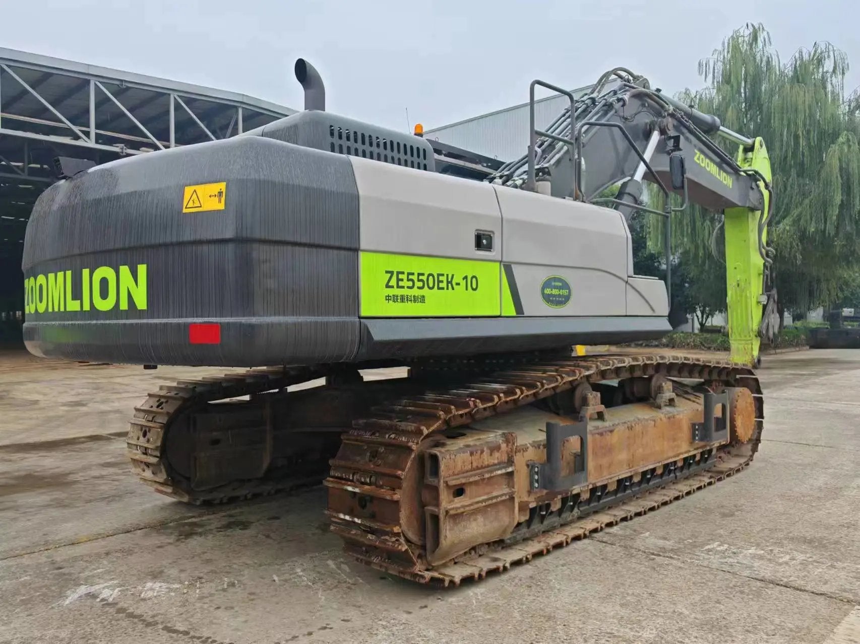ZE550EK‑10‑1095 | 2021 | 3,908 h | Weinan — Beilit 200 hydraulic breaker