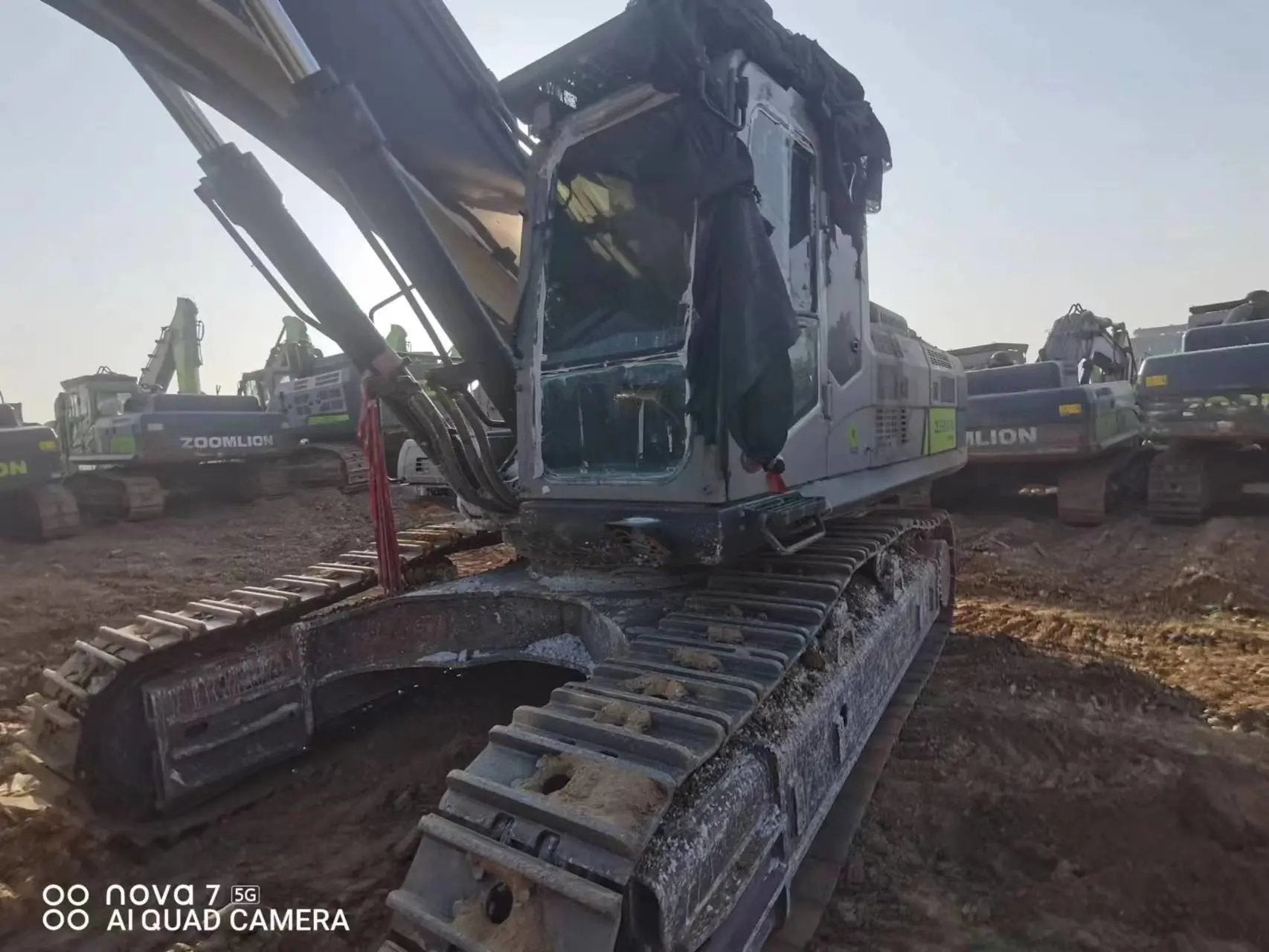 Zoomlion ZE550EK‑10‑1046 — 2021 | 5,884 hrs | Parked in Weinan | No bucket assembly