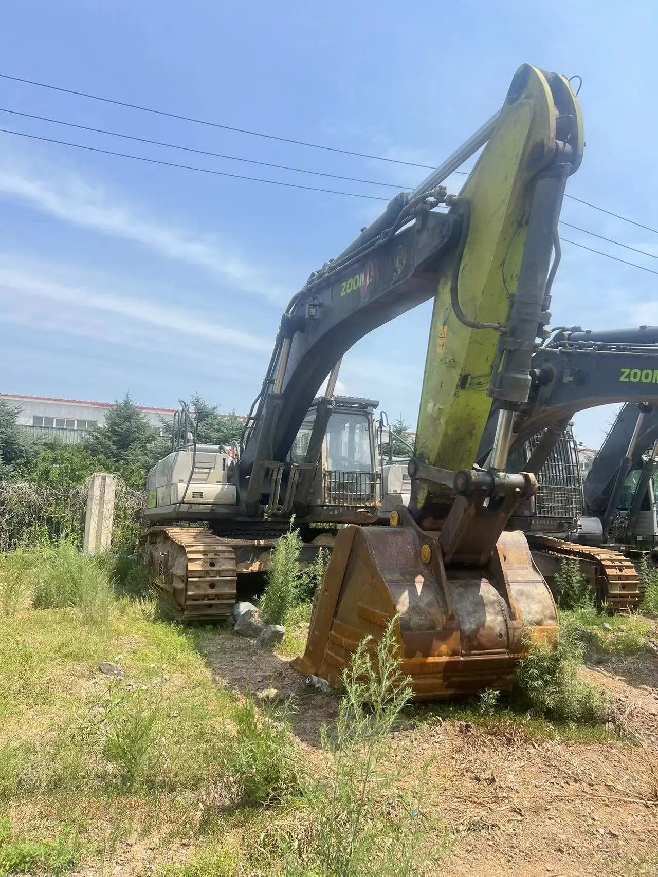 Zoomlion ZE550EK‑10‑1050 — 2021 | 5,085 hrs | Parked in Siping, Jilin | Includes bucket assembly