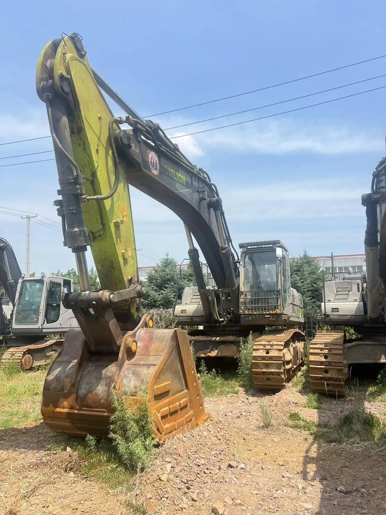 Zoomlion ZE550EK‑10‑1050 — 2021 | 5,085 hrs | Parked in Siping, Jilin | Includes bucket assembly