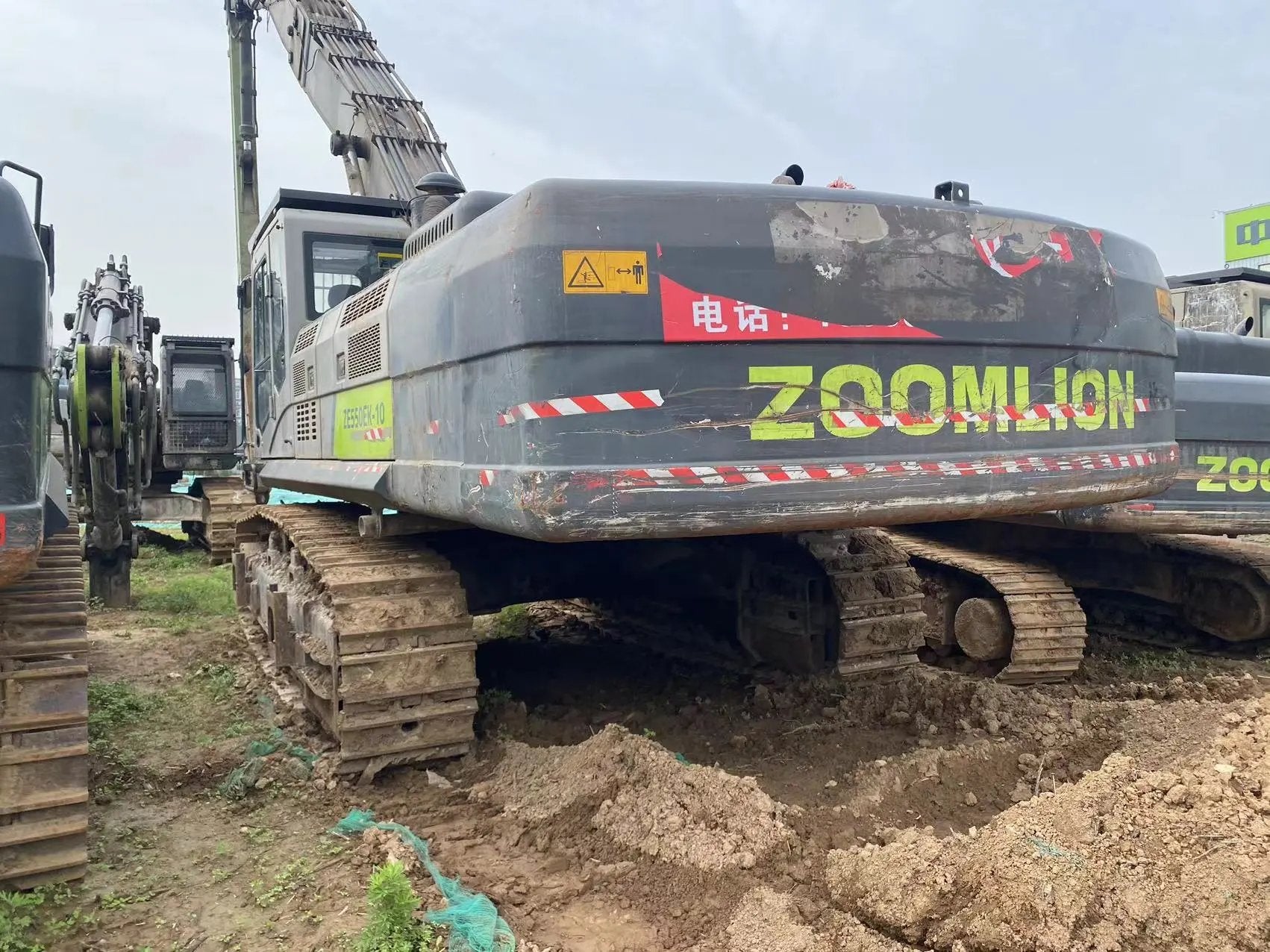ZE550EK-10-1156 | Built 2021 | 719 hrs | Parked in Weinan — Extended boom + Aidi 135 hydraulic breaker