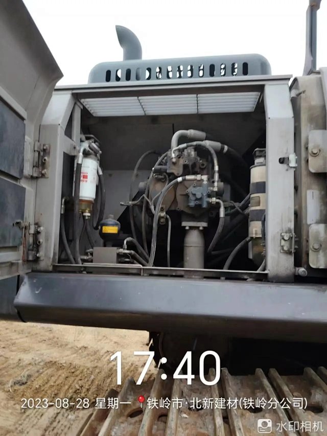 Zoomlion ZE550EK‑10‑1068 — Mar 2021 | 4,455 hrs | Parked in Siping, Jilin | Fitted with hook‑boom (eagle‑hook) arm