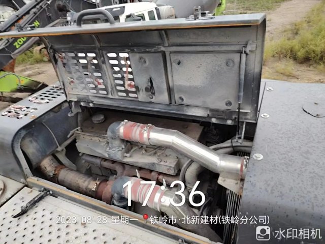 Zoomlion ZE550EK‑10‑1068 — Mar 2021 | 4,455 hrs | Parked in Siping, Jilin | Fitted with hook‑boom (eagle‑hook) arm