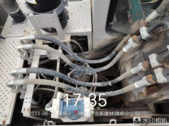 Zoomlion ZE550EK‑10‑1068 — Mar 2021 | 4,455 hrs | Parked in Siping, Jilin | Fitted with hook‑boom (eagle‑hook) arm