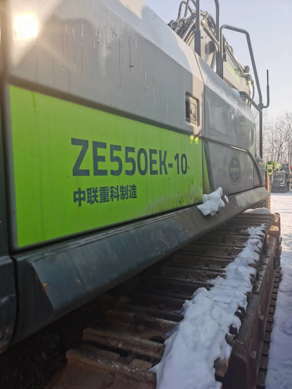 ZE550EK‑10‑1236 | 2021 | 3,443 h | Weinan — TianKe 200 hydraulic breaker & bucket